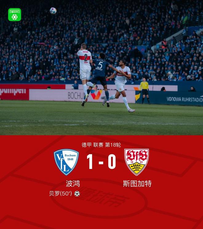 波鸿主场再败，排名暴跌引发球迷担忧