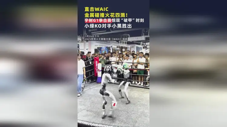 惊险一击！拳击选手淘汰强劲对手