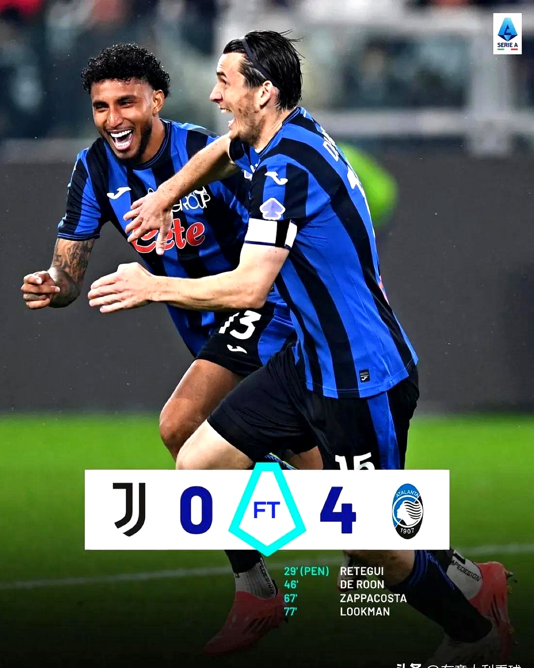 尤文图斯四连败，前景黯淡球队掉队